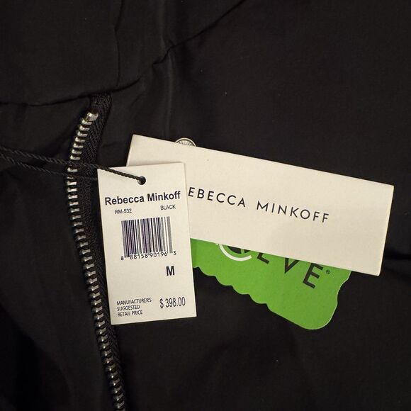 Rebecca Minkoff Belted Quilted Longline Hooded Puffer Coat - Picture 5 of 12